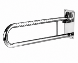 Barra abatible para baño adaptado