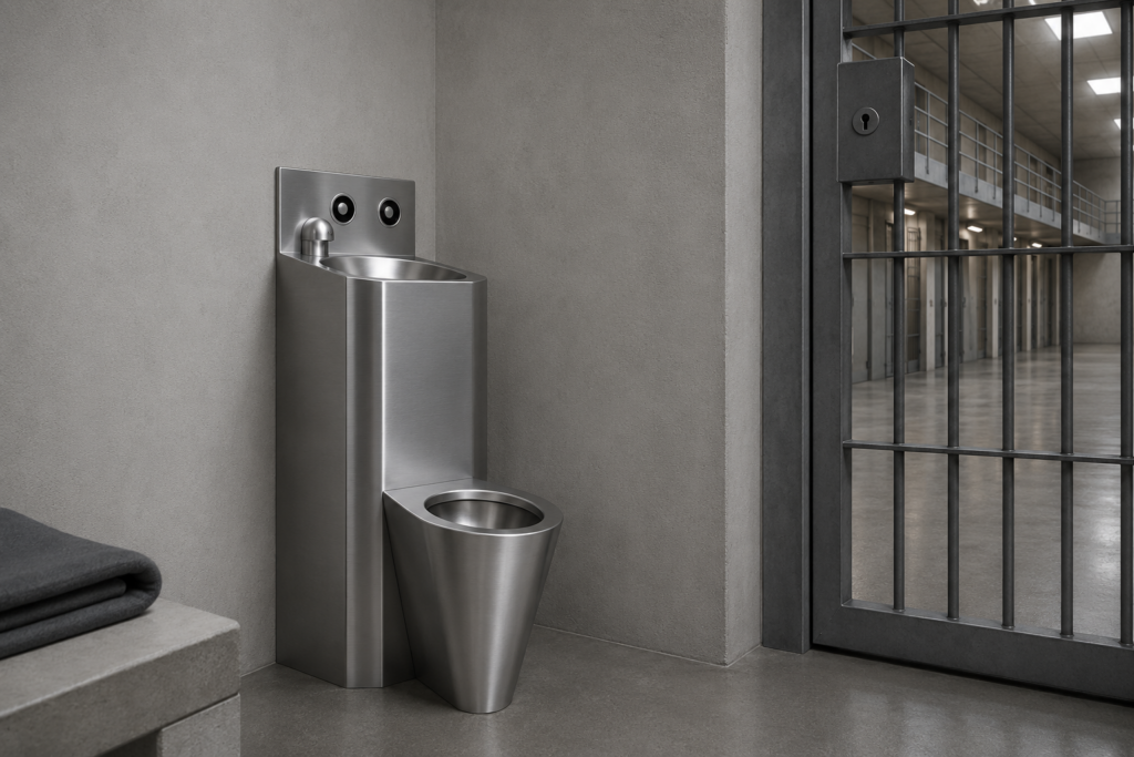 Baño conjunto para centros penitenciarios