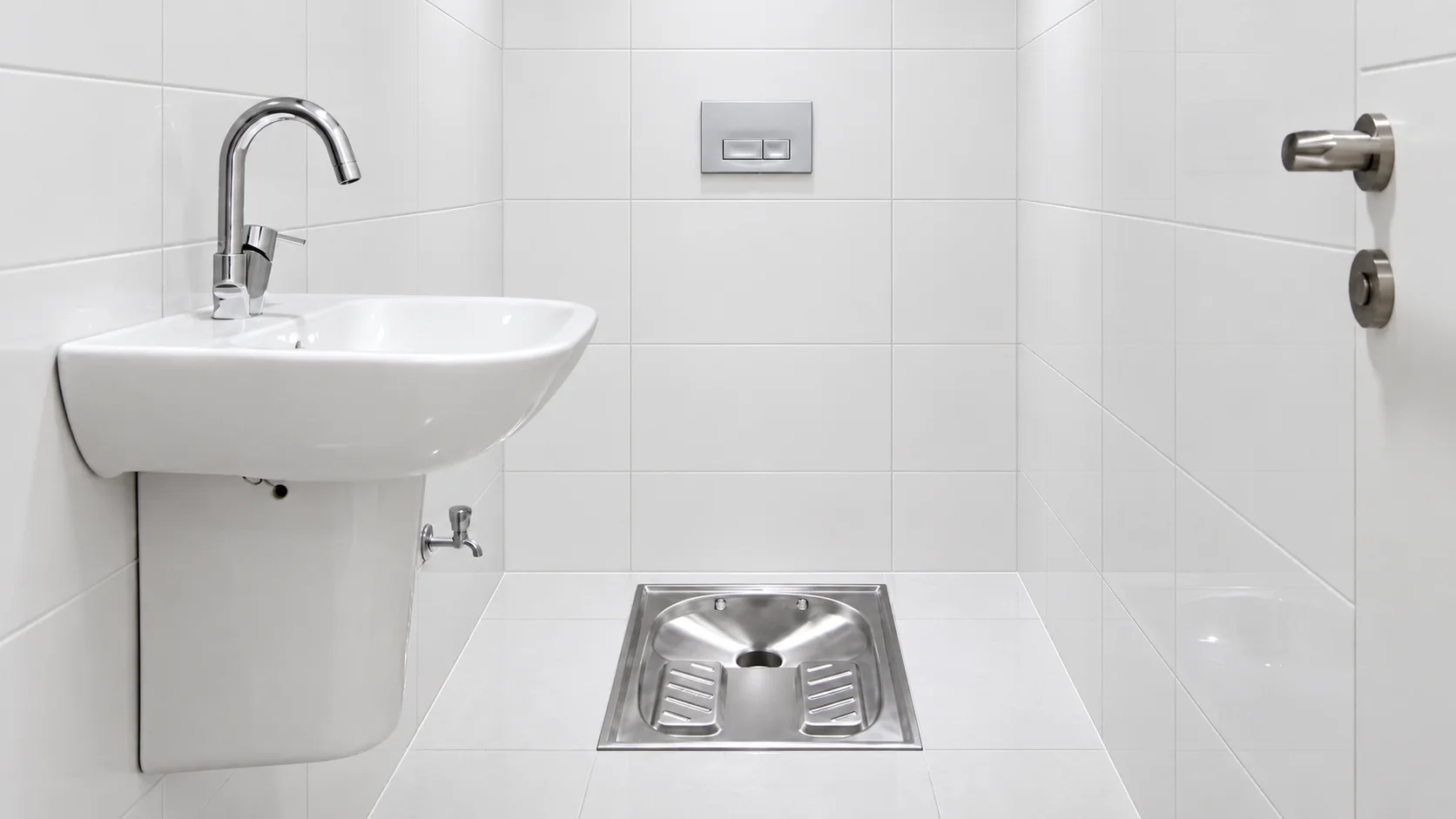Placa turca en baño